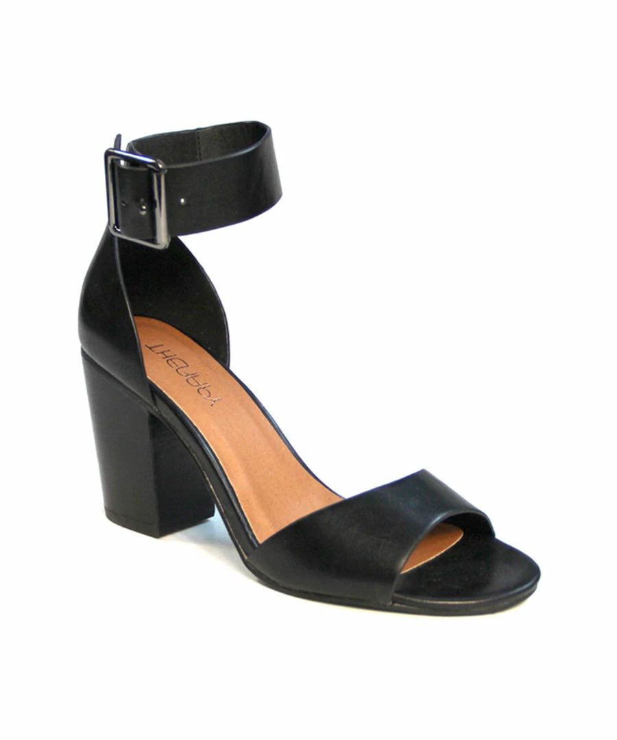 Therapy Shoes AU Milton Black Stack HEELS