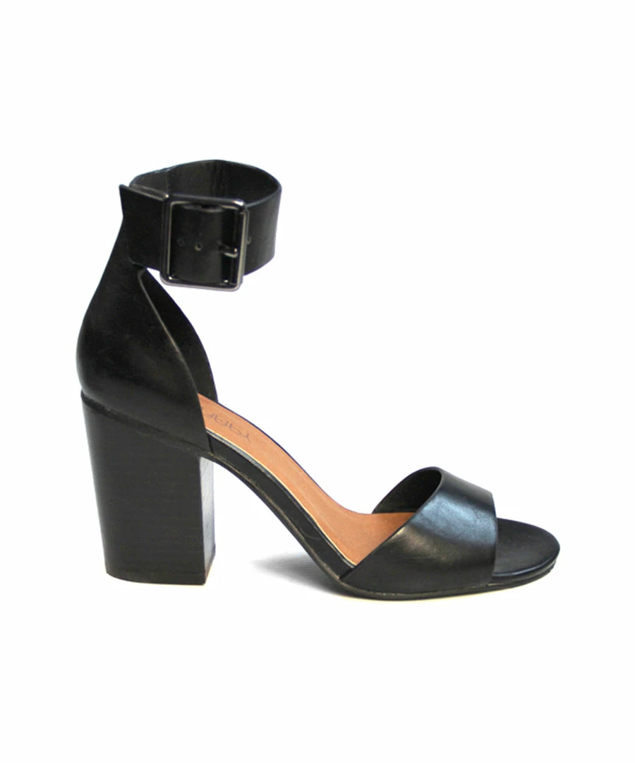Therapy Shoes AU Milton Black Stack HEELS